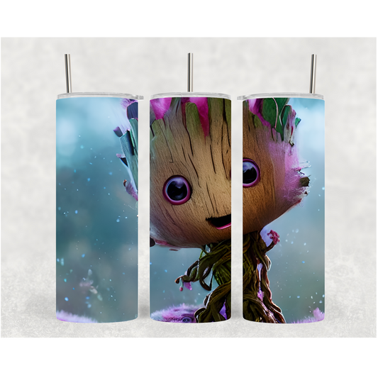20oz Purple Baby Groot