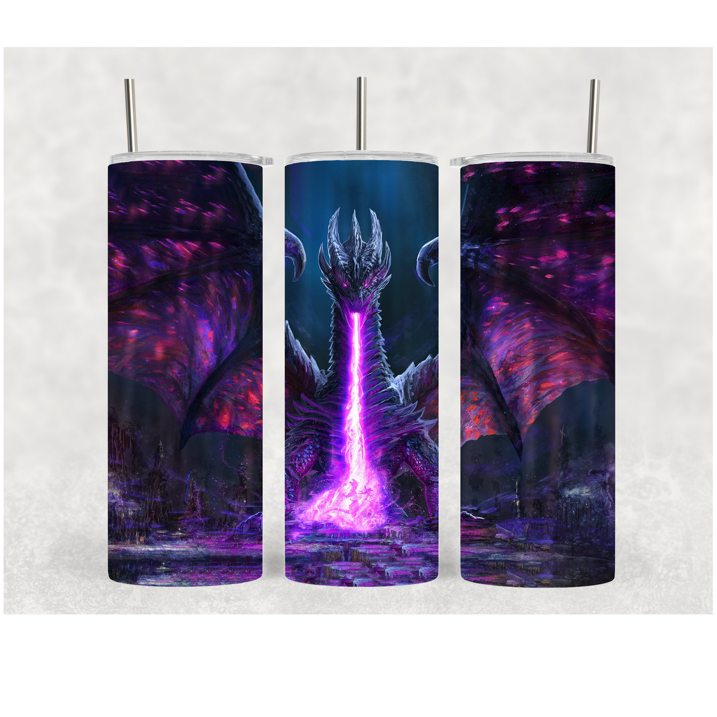 20oz Purple Dragon