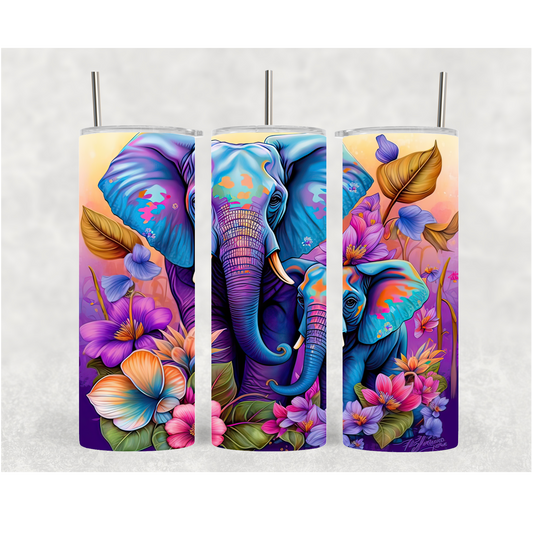 20oz Purple Elephant