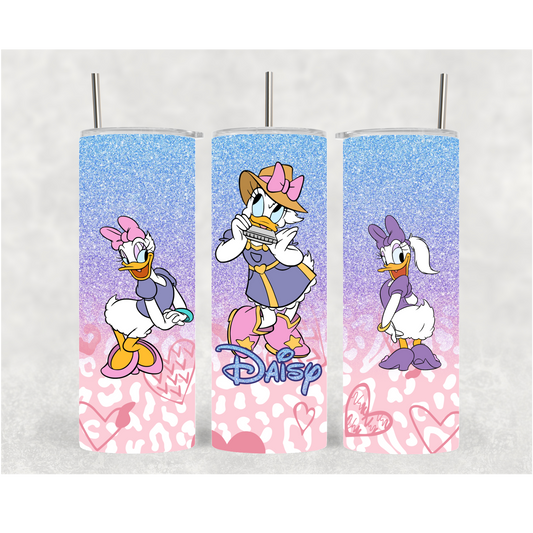 20oz Purple Glitter Duck