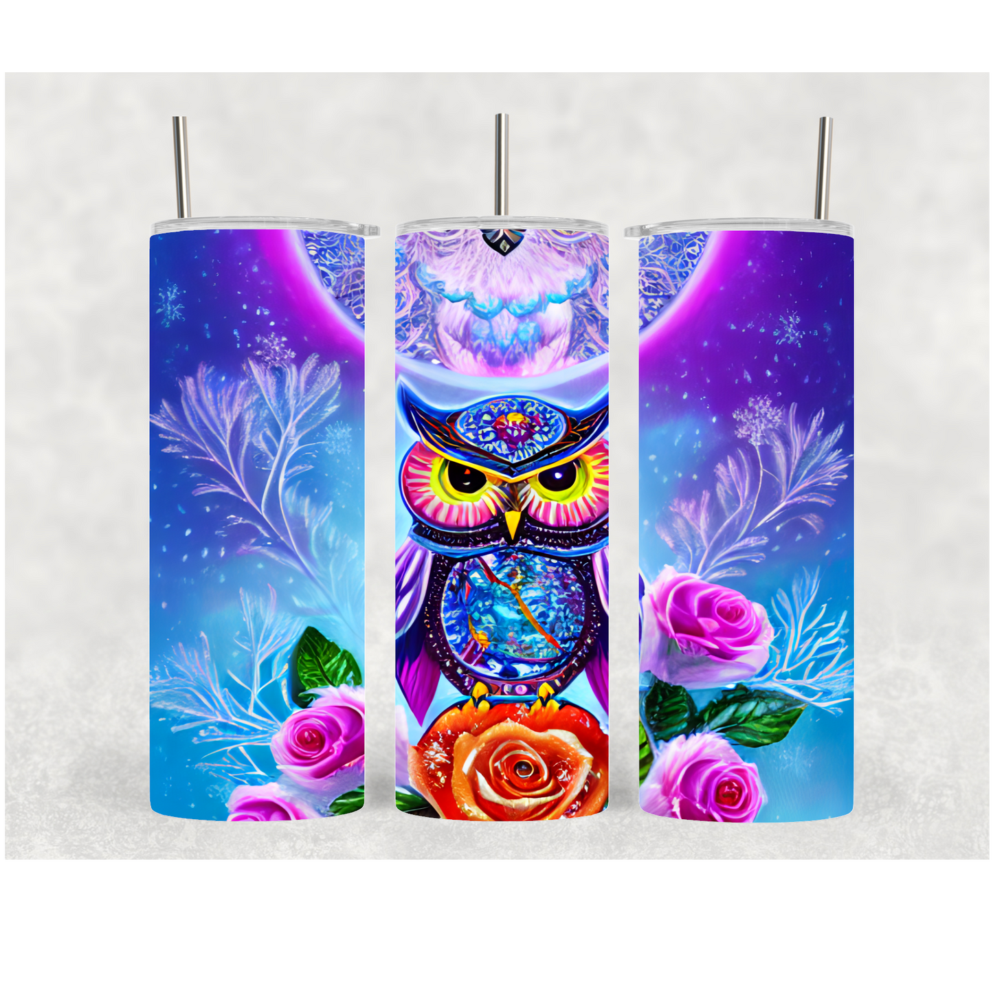 20oz Purple Owl