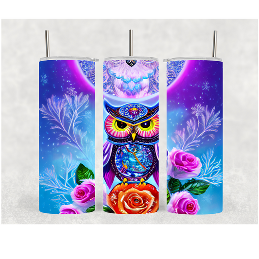 20oz Purple Owl