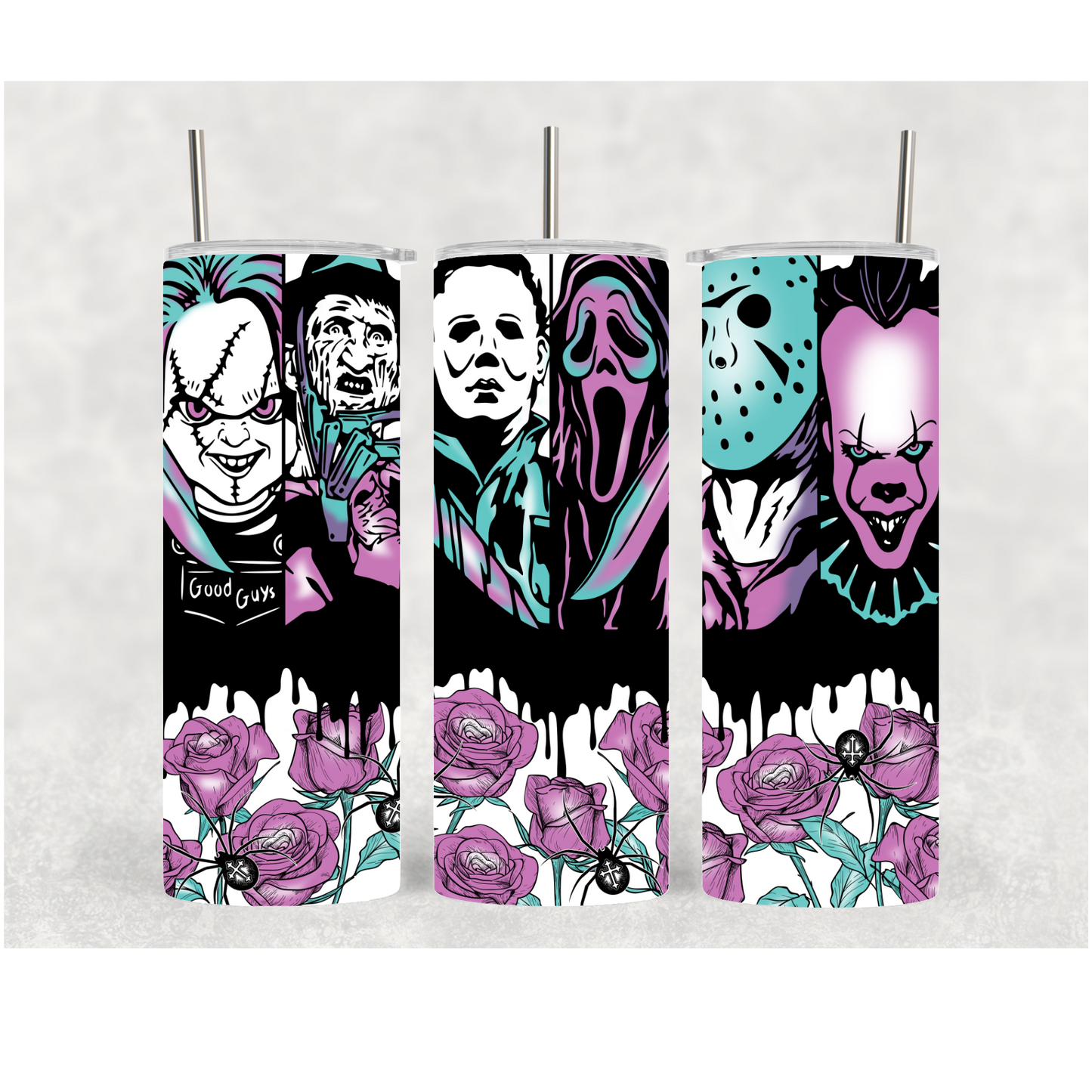 20oz Purple Rose Horror