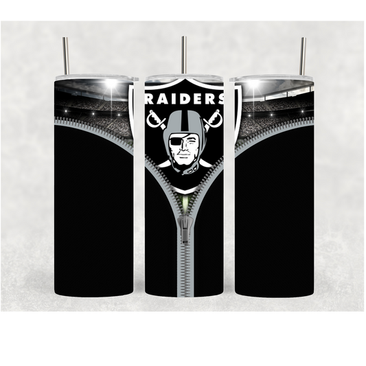20oz Raiders Zipper