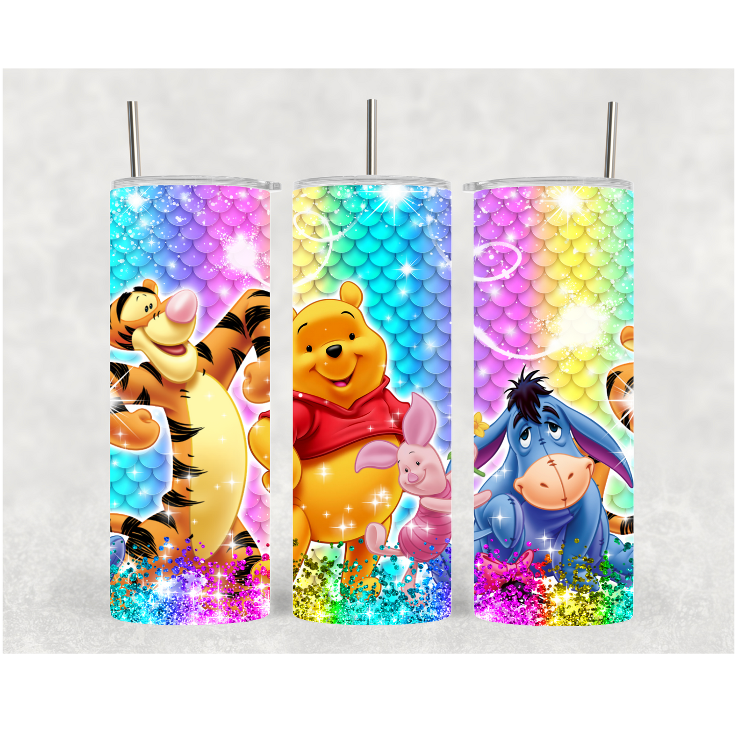 20oz Rainbow Bear Friends