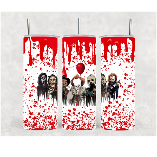 20oz Red Drip Horror