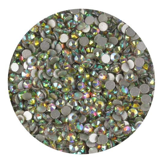 Master Maker Crafts -  Rhinestone AB Iridescent - Crystal  (1400 Non Hot Fix Stones - SS10)