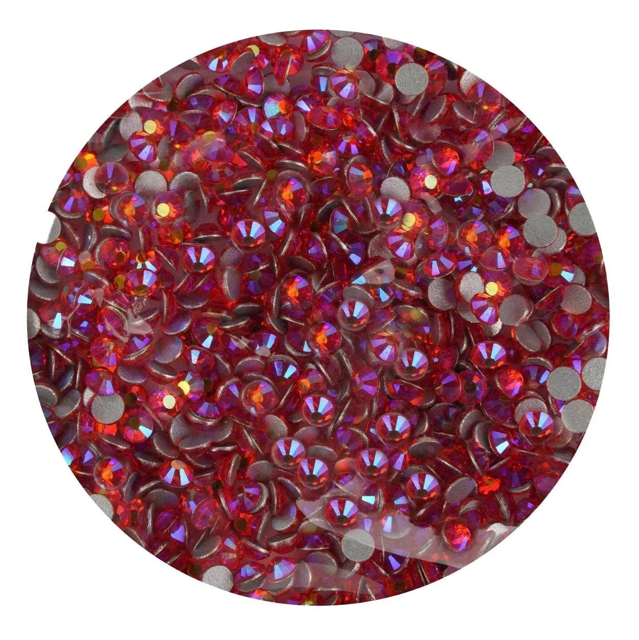 Master Maker Crafts -  Rhinestone AB Iridescent - Orange  (1400 Non Hot Fix Stones - SS10)