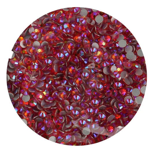 Master Maker Crafts -  Rhinestone AB Iridescent - Orange  (1400 Non Hot Fix Stones - SS10)