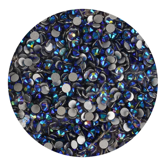Master Maker Crafts -  Rhinestone AB Iridescent - Tanzanite  (1400 Non Hot Fix Stones - SS10)