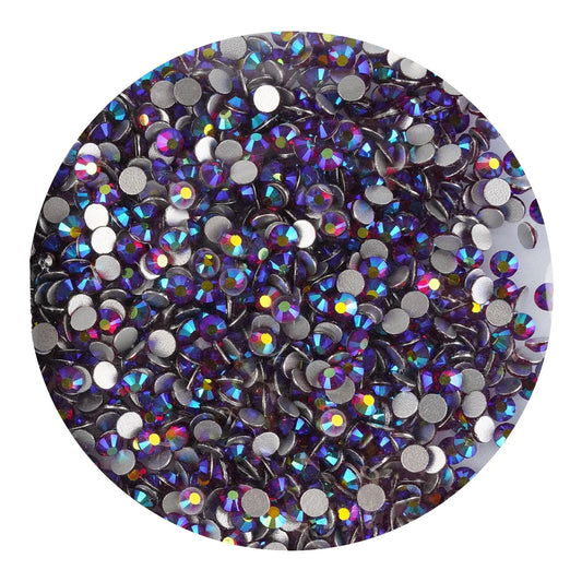 Master Maker Crafts -  Rhinestone AB Iridescent - Wine  (1400 Non Hot Fix Stones - SS10)