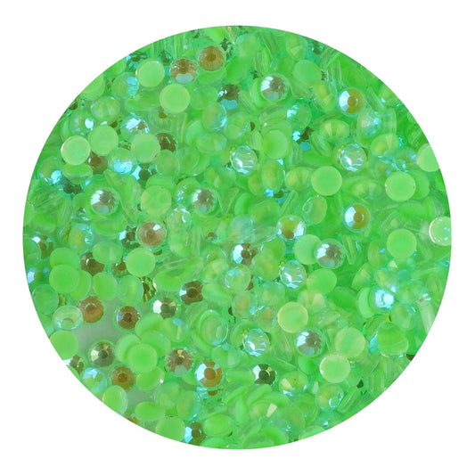 Master Maker Crafts -  Rhinestone Luminescent Green Apple (1400 Non Hot Fix - SS10)
