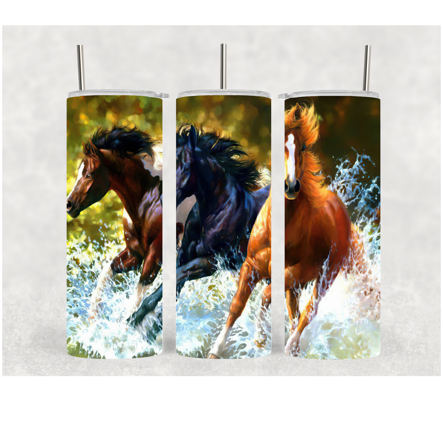20oz Running Horse