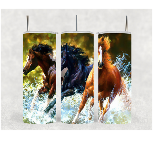 20oz Running Horse
