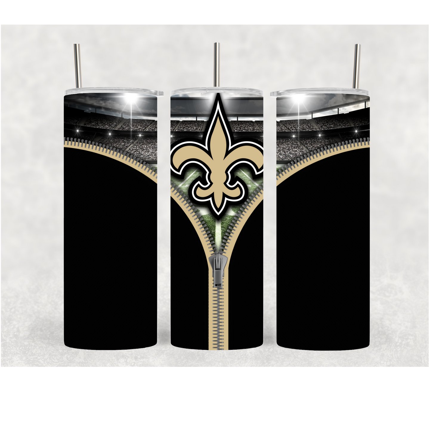 20oz Saints Zipper