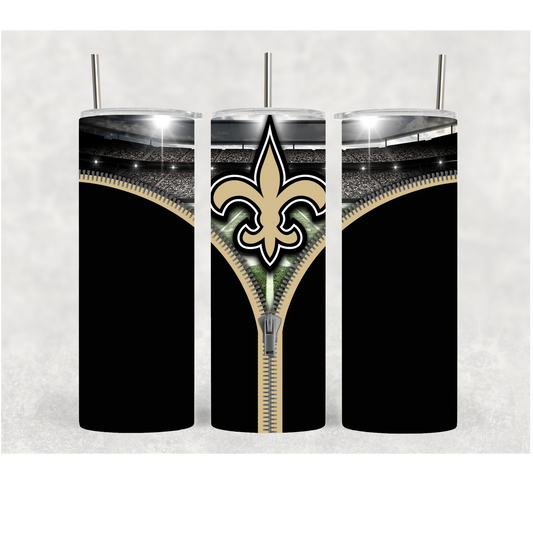 20oz Saints Zipper