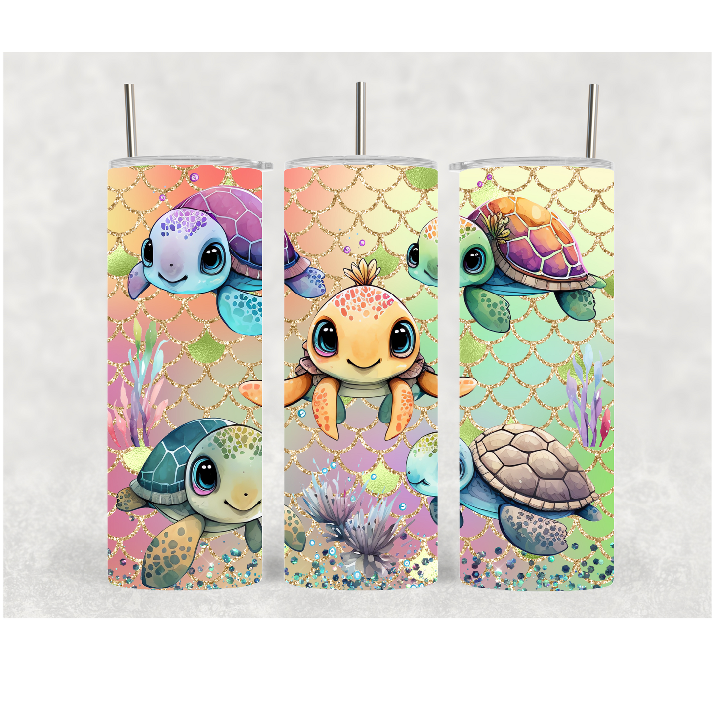 20oz Scale Sea Turtle