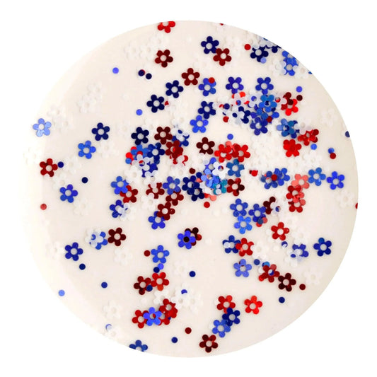 Master Maker Crafts -  Shaped Glitter Americana - Daisy (2 oz Bag)