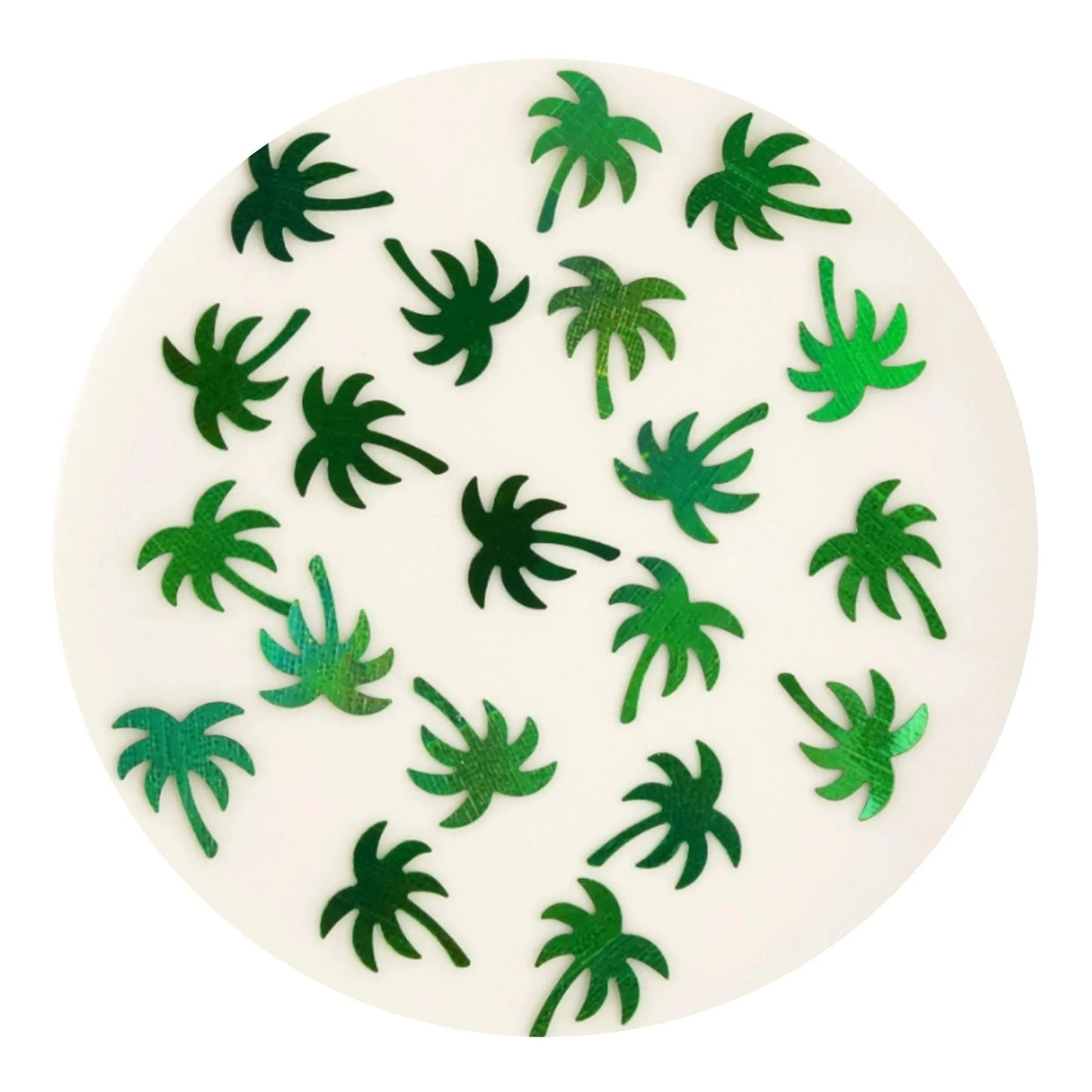 Master Maker Crafts -  Shaped Glitter Classic - Palm Tree (2 oz Bag)