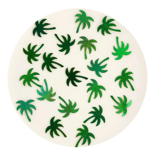 Master Maker Crafts -  Shaped Glitter Classic - Palm Tree (2 oz Bag)