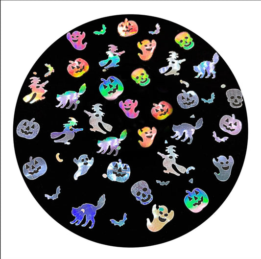 Master Maker Crafts -  Shaped Glitter Halloween - Icon Blend (2 oz Bag)