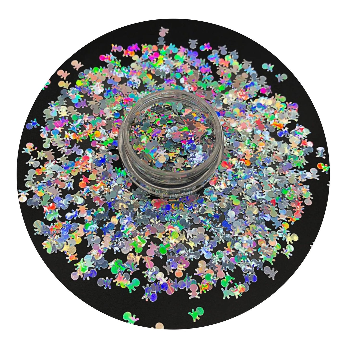 Master Maker Crafts -  Shaped Glitter Halloween  - Skull & Crossbones (2 oz Bag)