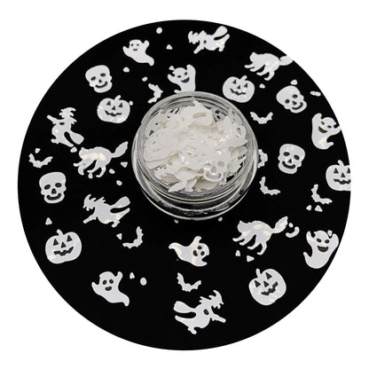 Master Maker Crafts -  Shaped Glitter Halloween - Spooky Blend (2 oz Bag)
