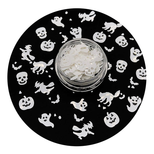 Master Maker Crafts -  Shaped Glitter Halloween - Spooky Blend (2 oz Bag)