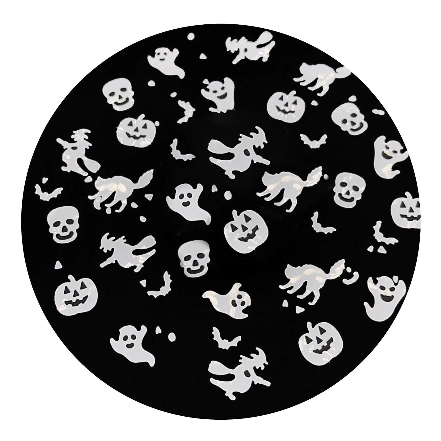 Master Maker Crafts -  Shaped Glitter Halloween - Spooky Blend (2 oz Bag)