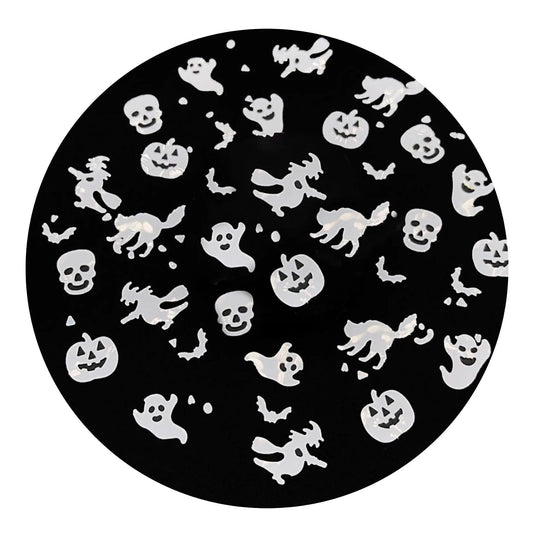 Master Maker Crafts -  Shaped Glitter Halloween - Spooky Blend (2 oz Bag)