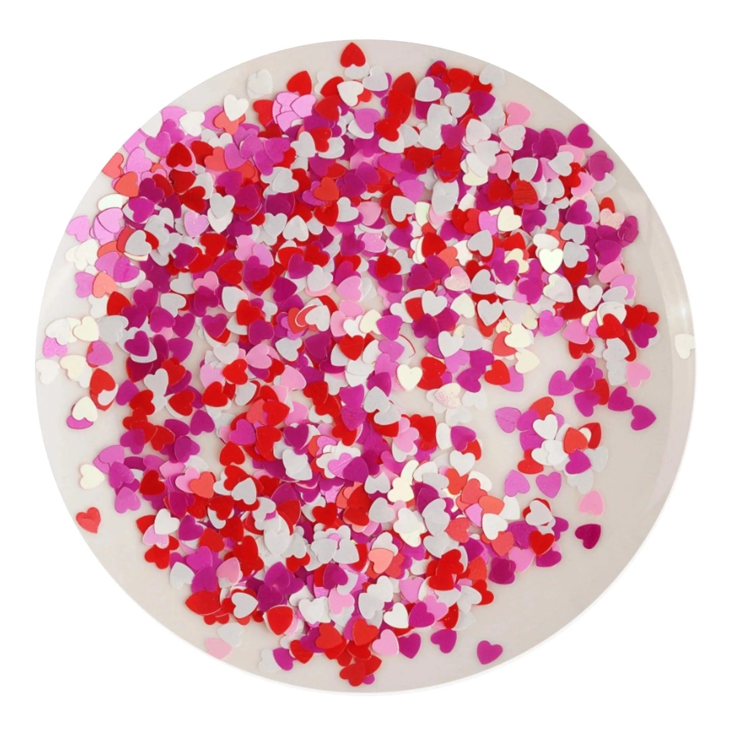 Master Maker Crafts -  Shaped Glitter Valentine - Heart Blend 1 (2 oz Bag)