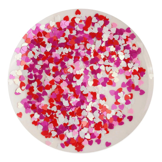 Master Maker Crafts -  Shaped Glitter Valentine - Heart Blend 1 (2 oz Bag)