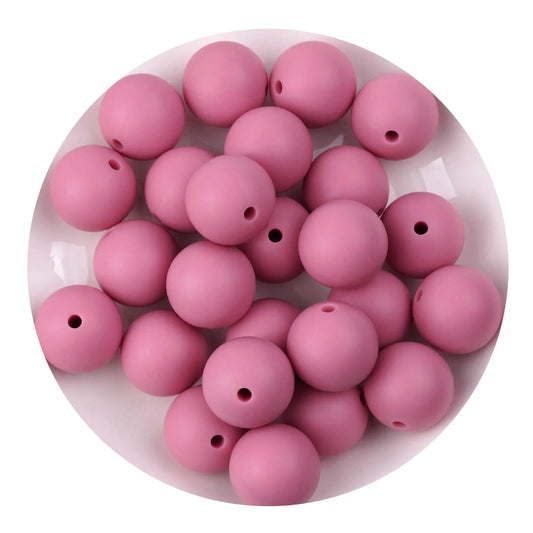 Master Maker Crafts -  Silicone Bead Round - Blush (5 Beads - 15mm)