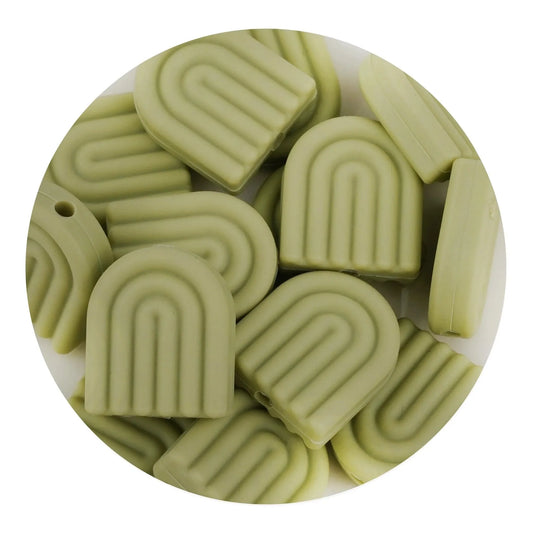 Master Maker Crafts -  Silicone Focal Bead Arch - Lint (5 Beads)