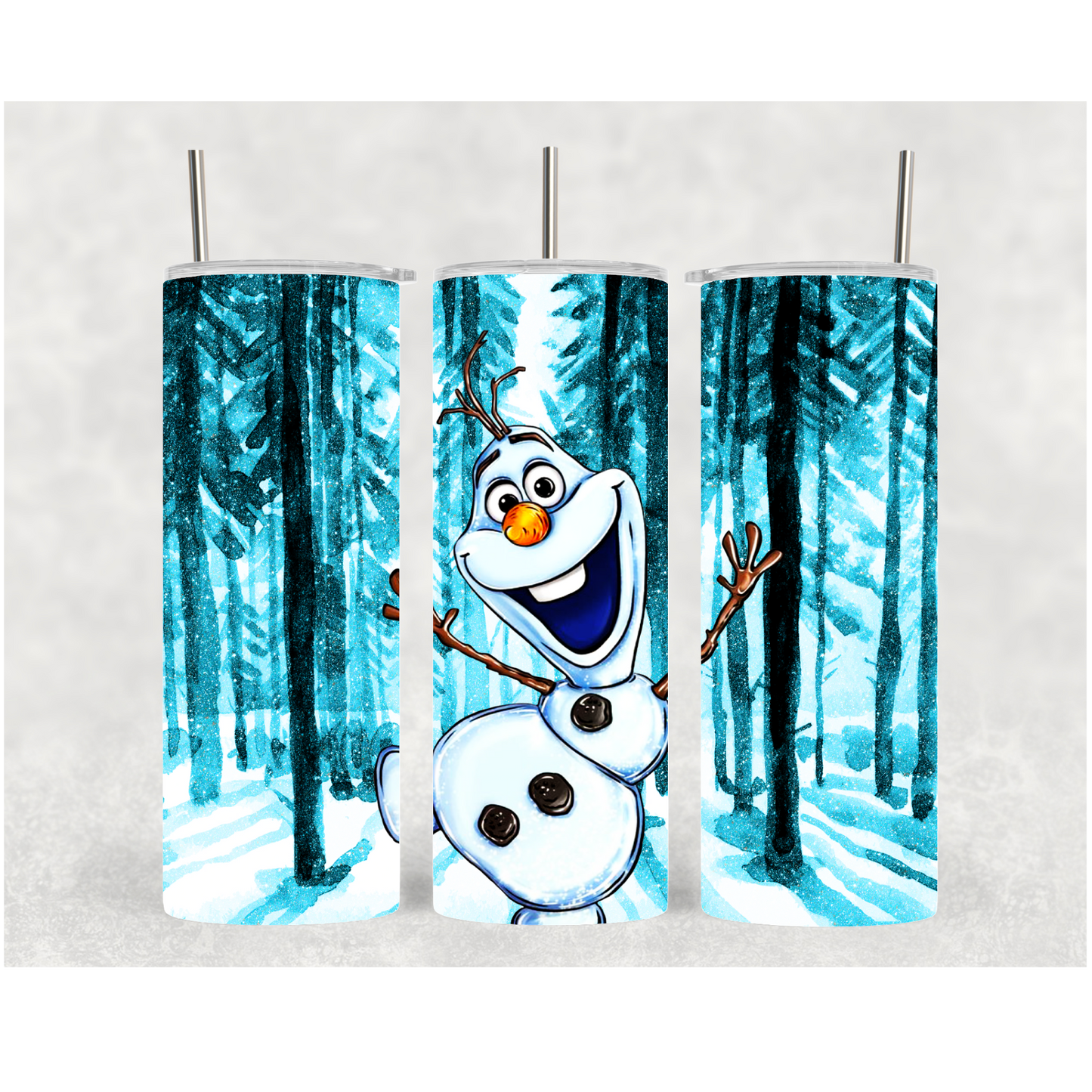 20oz Snowman Forest