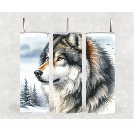 20oz Snow Wolf