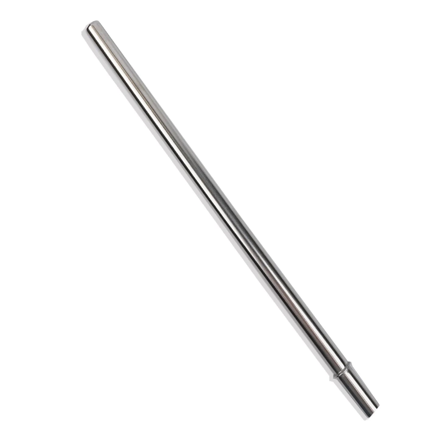 Master Maker Crafts -  Stainless Steel Metal Straw - Silver 7.25"