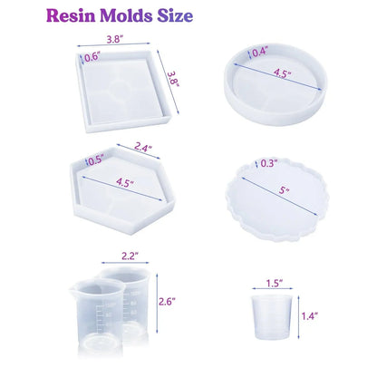 UV Resin Kit - Coasters