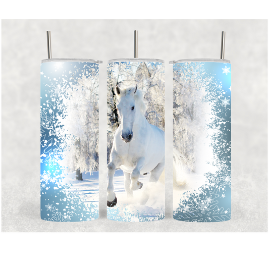 20oz White Horse