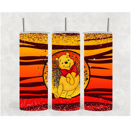 20oz Zebra Bear